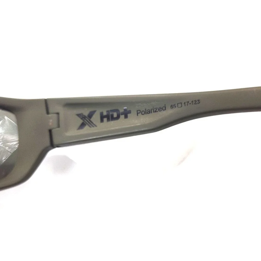 Spy+ Optics Gray Bounty Polarized Wrap Sunglasses X HD+ 100%UV 65-17-123 m Italy